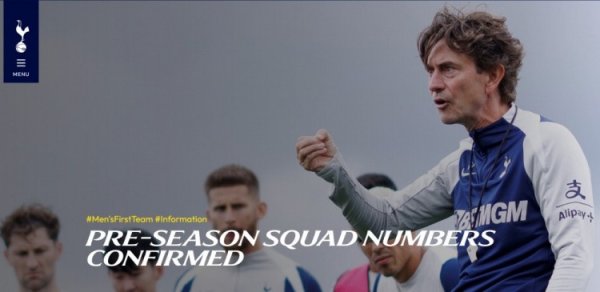 Số lượng tổng thống của Tottenham: Kudus AID số 20, Vuskovic số 80, Takai Yukita số 81